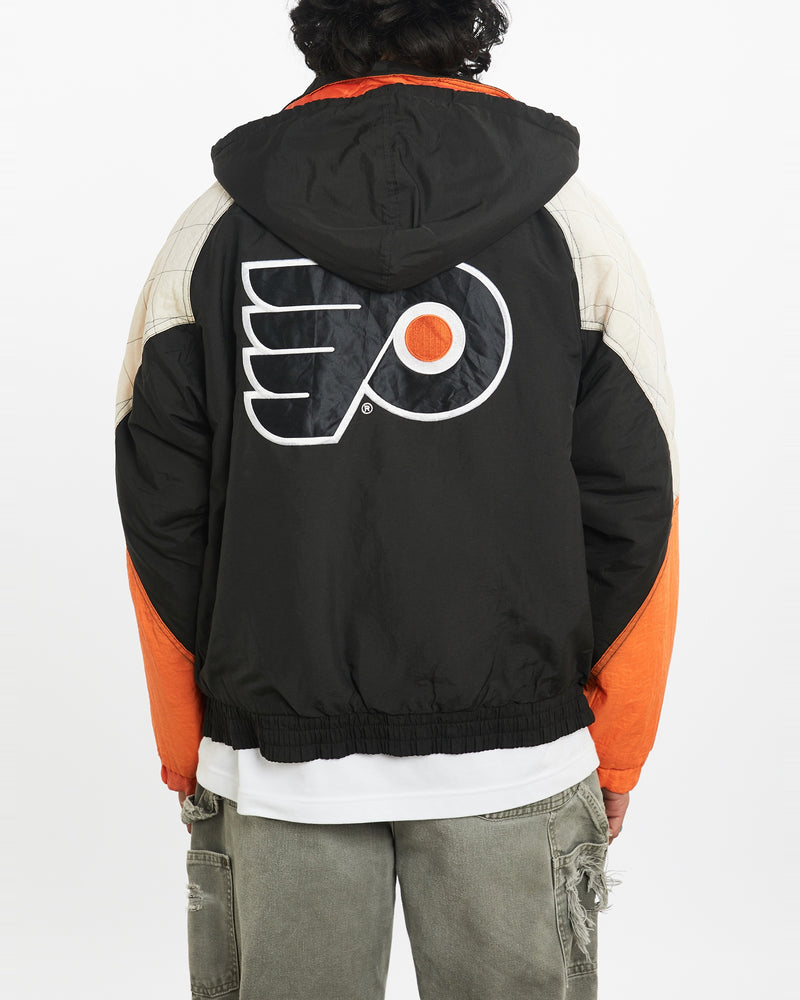 Vintage 90s Starter NHL Philadelphia Flyers Jacket <br>M , The Real Deal , newtown, sydney, australia, thrift store, opshop, preloved, secondhand, sustainable, retro, antique, 70s, 80s, 90s, 2000s, 00s, fashion, clothing, streetwear, trendy, garment, style, boutique, store, shop, archive, sale, cheap, best, top