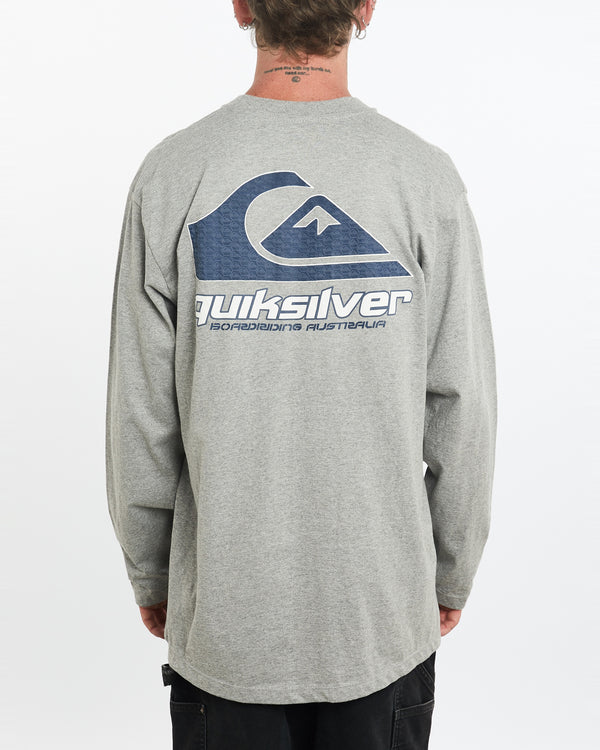 Vintage 90s Quiksilver Long Sleeve Tee <br>L , The Real Deal , newtown, sydney, australia, thrift store, opshop, preloved, secondhand, sustainable, retro, antique, 70s, 80s, 90s, 2000s, 00s, fashion, clothing, streetwear, trendy, garment, style, boutique, store, shop, archive, sale, cheap, best, top