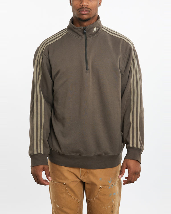 Vintage Adidas Quarter Zip Sweatshirt <br>XL