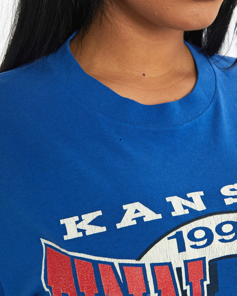 Vintage 1991 NCAA University of Kansas Jayhawks Tee <br>M