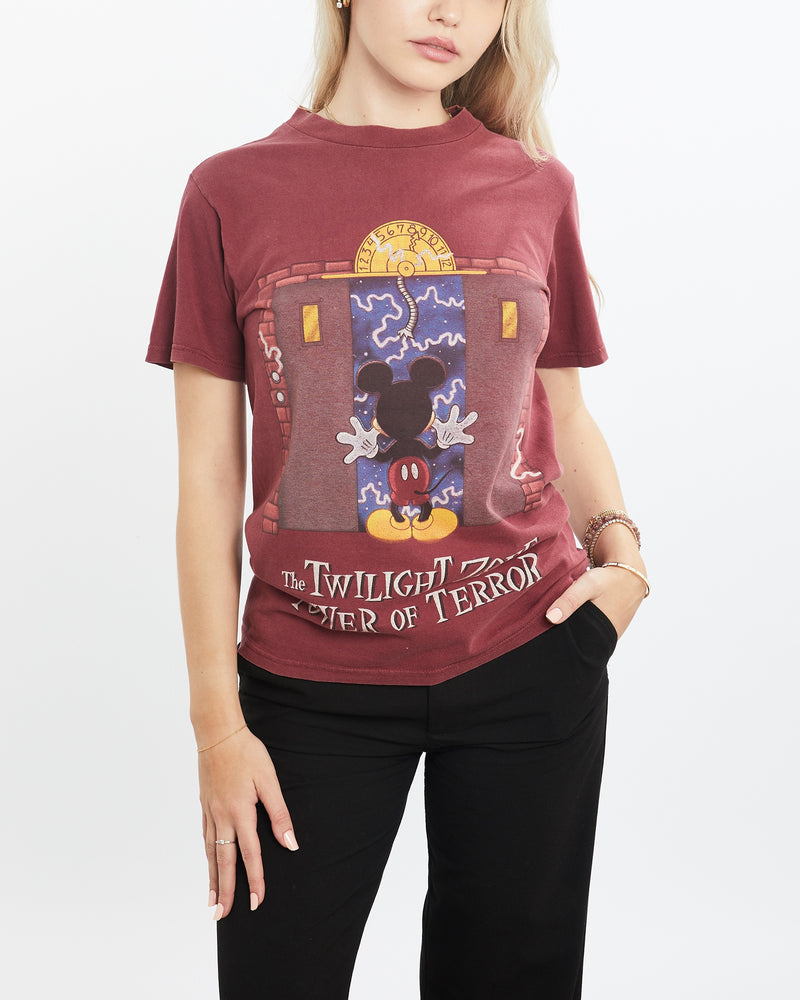 Vintage 90s Disney Mickey Mouse 'Tower Of Terror' Tee <br>XS