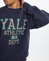 Vintage 90s Yale University Athletic Dept. Sweatshirt <br>S , The Real Deal , newtown, sydney, australia, thrift store, opshop, preloved, secondhand, sustainable, retro, antique, 70s, 80s, 90s, 2000s, 00s, fashion, clothing, streetwear, trendy, garment, style, boutique, store, shop, archive, sale, cheap, best, top