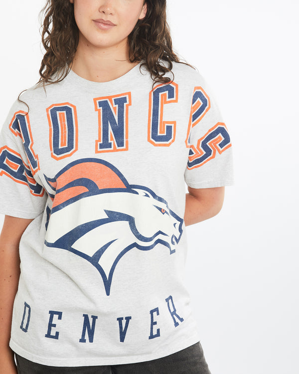 Vintage 90s NFL Denver Broncos Tee <br>M , The Real Deal , newtown, sydney, australia, thrift store, opshop, preloved, secondhand, sustainable, retro, antique, 70s, 80s, 90s, 2000s, 00s, fashion, clothing, streetwear, trendy, garment, style, boutique, store, shop, archive, sale, cheap, best, top