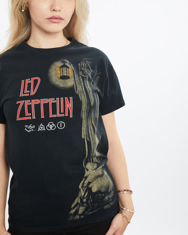 Vintage Led Zeppelin Music Tee <br>XS , The Real Deal , newtown, sydney, australia, thrift store, opshop, preloved, secondhand, sustainable, retro, antique, 70s, 80s, 90s, 2000s, 00s, fashion, clothing, streetwear, trendy, garment, style, boutique, store, shop, archive, sale, cheap, best, top