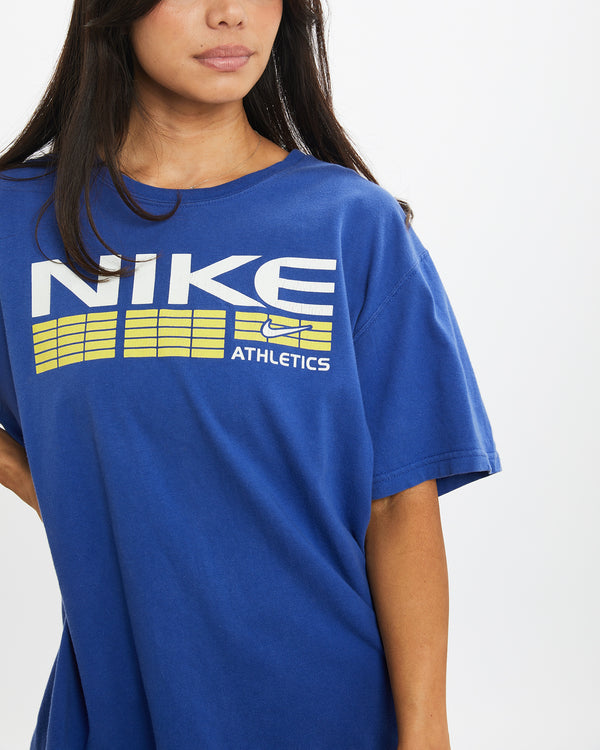 Vintage Nike Athletics Tee <br>S , The Real Deal , newtown, sydney, australia, thrift store, opshop, preloved, secondhand, sustainable, retro, antique, 70s, 80s, 90s, 2000s, 00s, fashion, clothing, streetwear, trendy, garment, style, boutique, store, shop, archive, sale, cheap, best, top