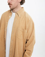 Vintage Nautica Corduroy Button Up Shirt <br>L