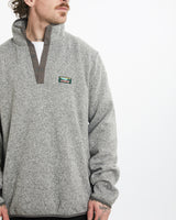 Vintage L.L.Bean Quarter Zip Fleece Sweatshirt <br>L