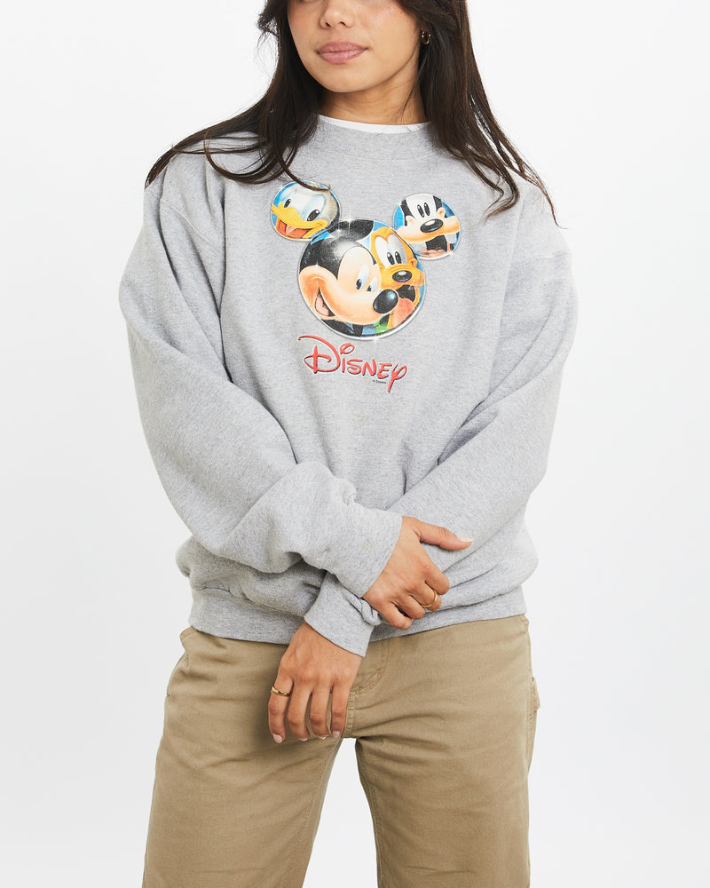 Vintage Disney Mickey Mouse Sweatshirt <br>XS , The Real Deal , newtown, sydney, australia, thrift store, opshop, preloved, secondhand, sustainable, retro, antique, 70s, 80s, 90s, 2000s, 00s, fashion, clothing, streetwear, trendy, garment, style, boutique, store, shop, archive, sale, cheap, best, top