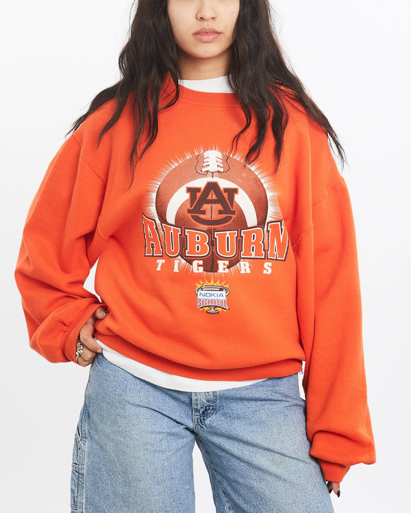 Vintage NCAA Auburn Tigers 'Nokia Sugar Bowl' Sweatshirt <br>S , The Real Deal , newtown, sydney, australia, thrift store, opshop, preloved, secondhand, sustainable, retro, antique, 70s, 80s, 90s, 2000s, 00s, fashion, clothing, streetwear, trendy, garment, style, boutique, store, shop, archive, sale, cheap, best, top