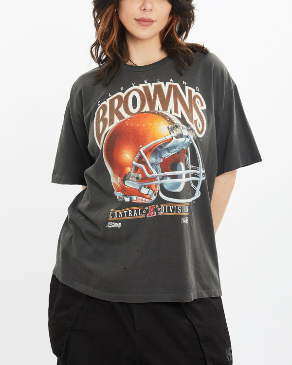 Vintage 1992 NFL Cleveland Browns Tee <br>M , The Real Deal , newtown, sydney, australia, thrift store, opshop, preloved, secondhand, sustainable, retro, antique, 70s, 80s, 90s, 2000s, 00s, fashion, clothing, streetwear, trendy, garment, style, boutique, store, shop, archive, sale, cheap, best, top