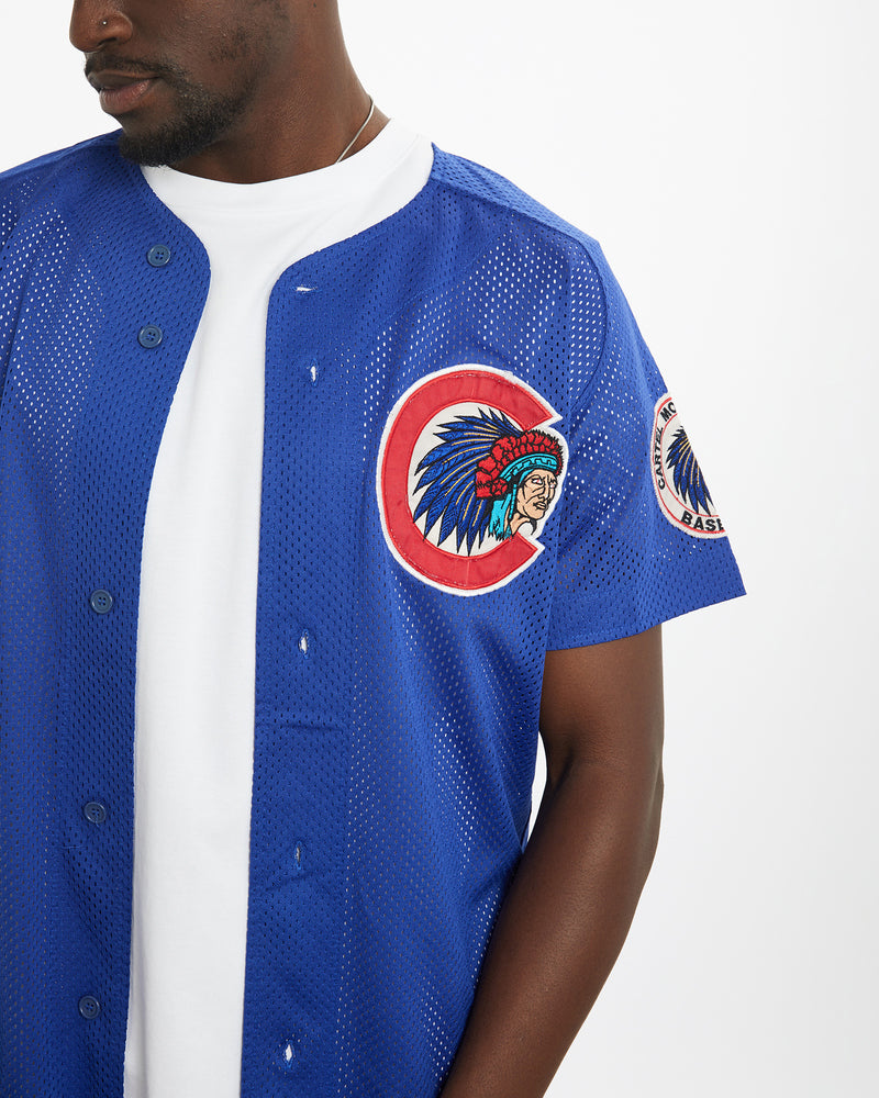 Vintage 90s Cartel Mohegan Baseball Team Jersey  <br>M