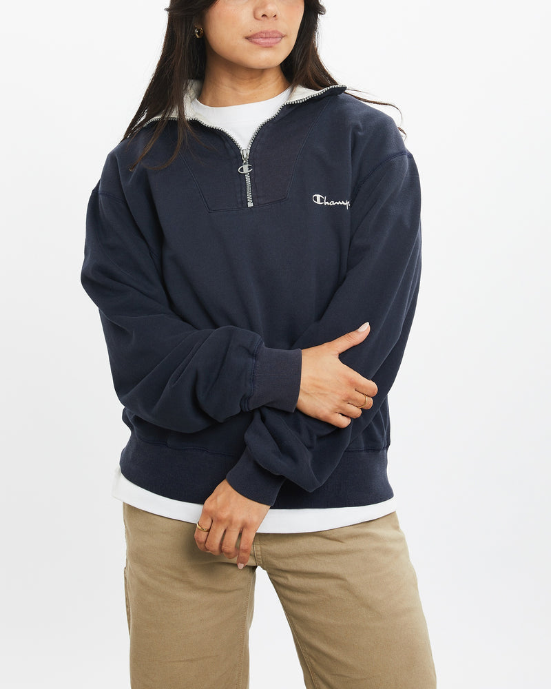 Vintage Champion Quarter Zip Sweatshirt <br>XS