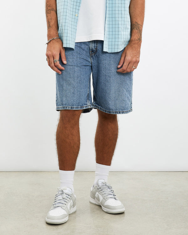 Vintage, Levi's, 550, Denim, Shorts, The Real Deal, size 36", colour Blue, newtown, sydney, australia, thrift store, opshop, preloved, secondhand, sustainable, retro, antique, 70s, 80s, 90s, 2000s, 00s, fashion, clothing, streetwear, trendy, garment, style, boutique, store, shop, archive, sale, cheap, best, top, Shorts
