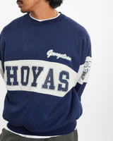 Vintage 90s NCAA Georgetown Hoyas Sweatshirt <br>L