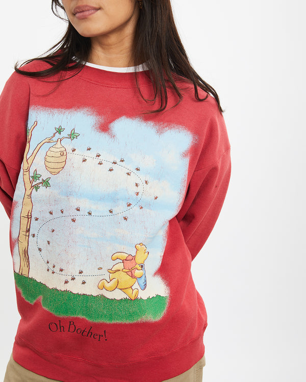 Vintage Disney Winnie The Pooh Sweatshirt <br>XS , The Real Deal , newtown, sydney, australia, thrift store, opshop, preloved, secondhand, sustainable, retro, antique, 70s, 80s, 90s, 2000s, 00s, fashion, clothing, streetwear, trendy, garment, style, boutique, store, shop, archive, sale, cheap, best, top