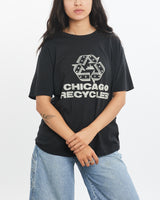 Vintage 90s Chicago Recycles Tee <br>XS , The Real Deal , newtown, sydney, australia, thrift store, opshop, preloved, secondhand, sustainable, retro, antique, 70s, 80s, 90s, 2000s, 00s, fashion, clothing, streetwear, trendy, garment, style, boutique, store, shop, archive, sale, cheap, best, top