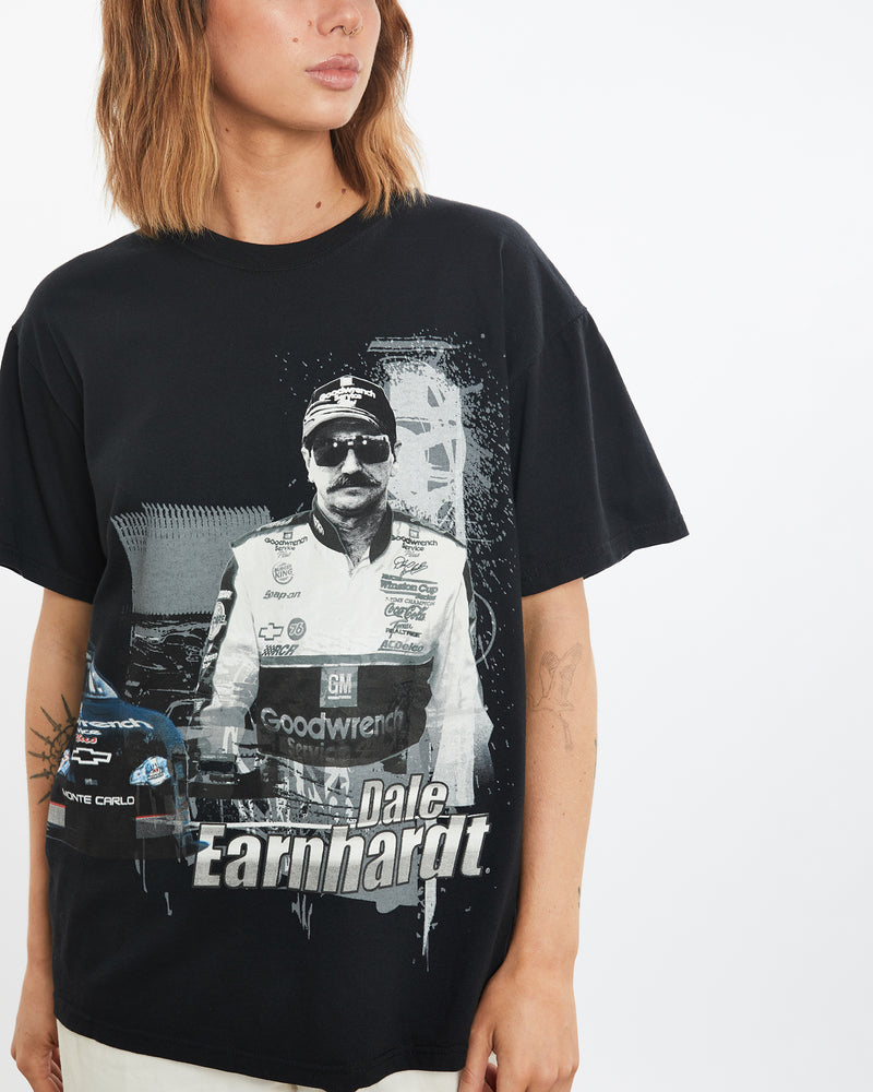 Vintage Dale Earnhardt NASCAR Racing Tee <br>M , The Real Deal , newtown, sydney, australia, thrift store, opshop, preloved, secondhand, sustainable, retro, antique, 70s, 80s, 90s, 2000s, 00s, fashion, clothing, streetwear, trendy, garment, style, boutique, store, shop, archive, sale, cheap, best, top