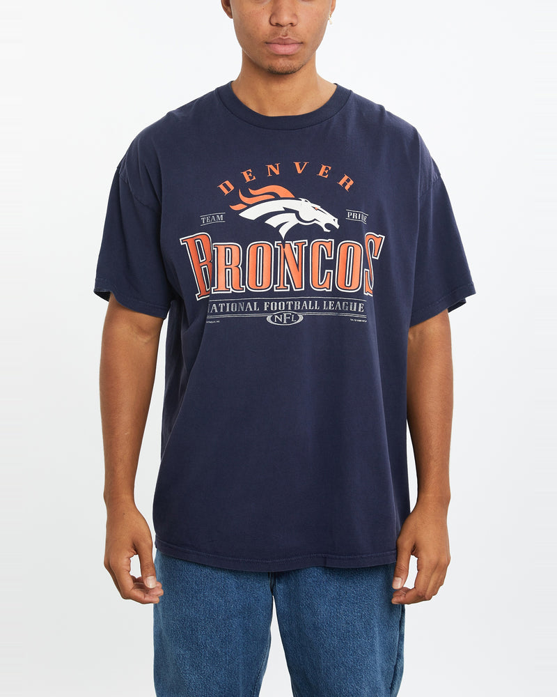 Vintage NFL Denver Broncos Tee <br>XL , The Real Deal , newtown, sydney, australia, thrift store, opshop, preloved, secondhand, sustainable, retro, antique, 70s, 80s, 90s, 2000s, 00s, fashion, clothing, streetwear, trendy, garment, style, boutique, store, shop, archive, sale, cheap, best, top