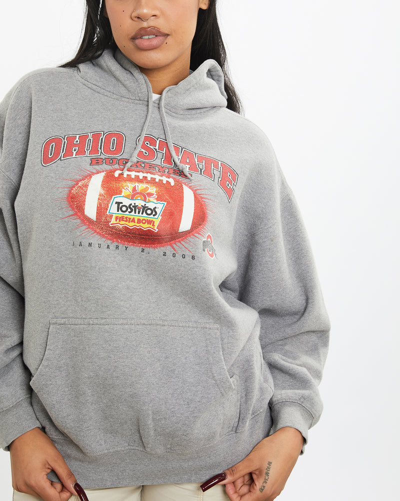 Vintage NCAA Ohio State Buckeyes Hooded Sweatshirt <br>S