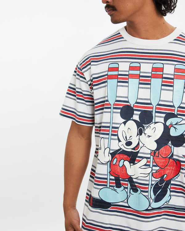 Vintage 90s Disney Mickey & Minnie Mouse Tee <br>M