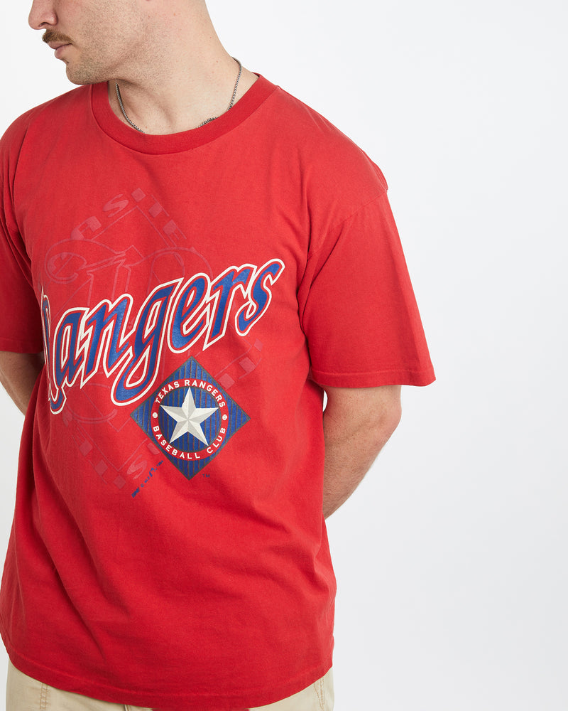 Vintage 1994 MLB Texas Rangers Tee <br>L , The Real Deal , newtown, sydney, australia, thrift store, opshop, preloved, secondhand, sustainable, retro, antique, 70s, 80s, 90s, 2000s, 00s, fashion, clothing, streetwear, trendy, garment, style, boutique, store, shop, archive, sale, cheap, best, top