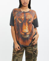 Vintage 90s Wildlife Lion Tee <br>S