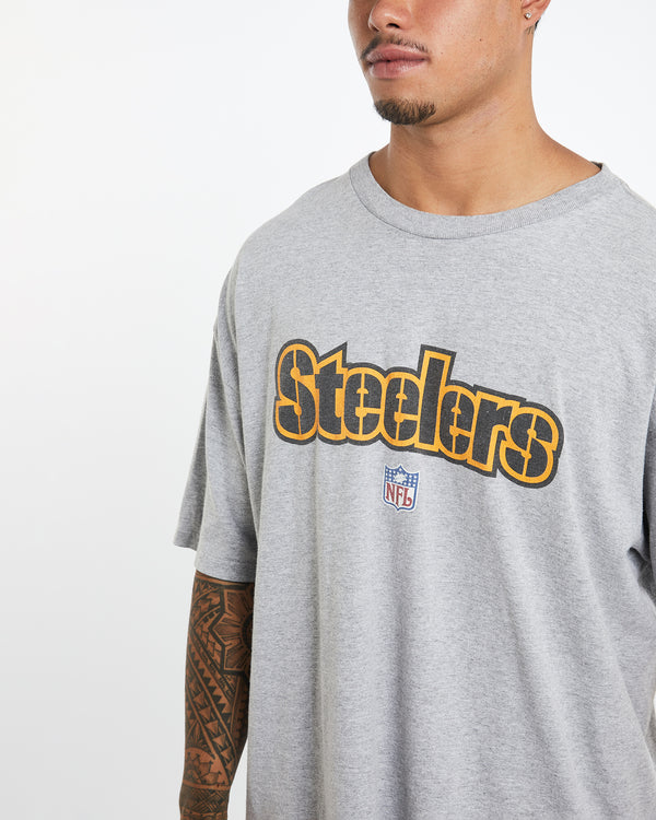 Vintage Reebok NFL Pittsburgh Steelers Tee <br>XL , The Real Deal , newtown, sydney, australia, thrift store, opshop, preloved, secondhand, sustainable, retro, antique, 70s, 80s, 90s, 2000s, 00s, fashion, clothing, streetwear, trendy, garment, style, boutique, store, shop, archive, sale, cheap, best, top