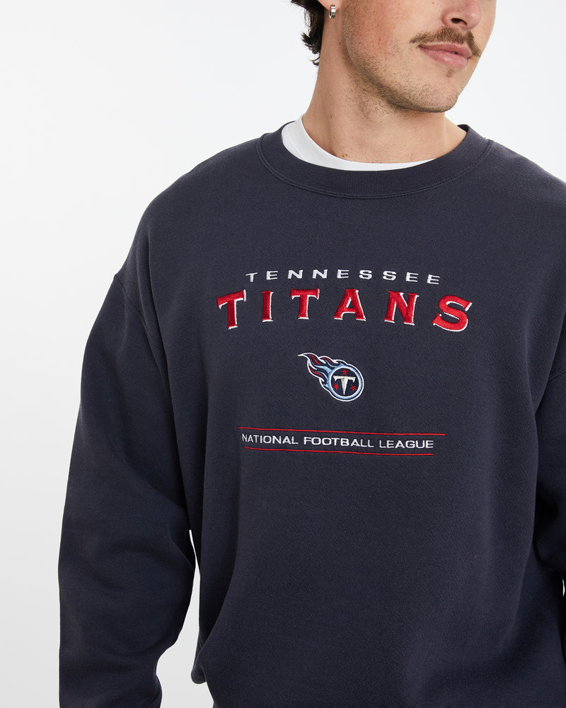 Vintage 90s NFL Tennessee Titans Sweatshirt <br>XL