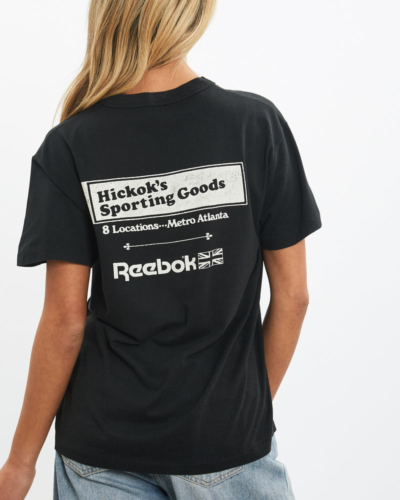 Vintage 1985 Reebok Dance-A-Thon Tee <br>XS , The Real Deal , newtown, sydney, australia, thrift store, opshop, preloved, secondhand, sustainable, retro, antique, 70s, 80s, 90s, 2000s, 00s, fashion, clothing, streetwear, trendy, garment, style, boutique, store, shop, archive, sale, cheap, best, top