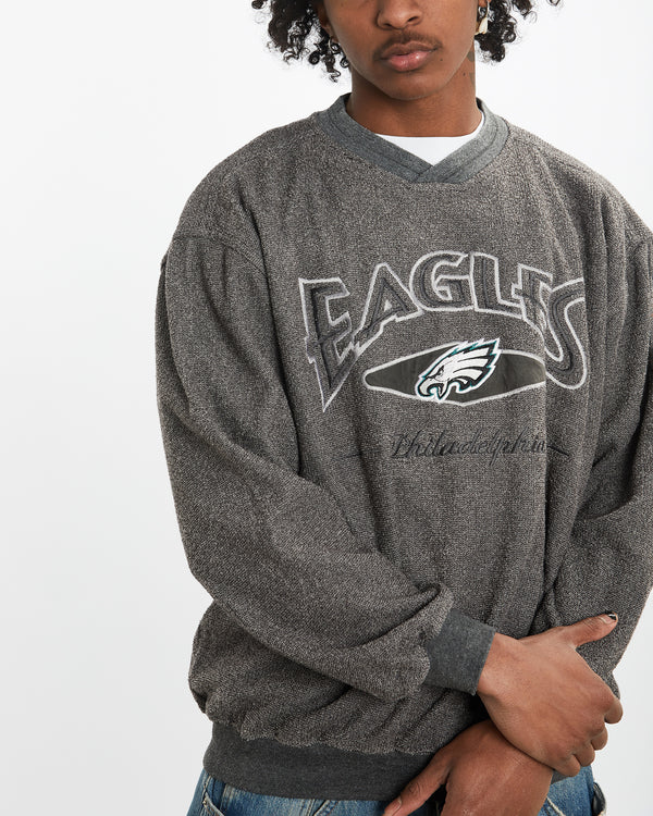 Vintage 90s NFL Philadelphia Eagles Sweatshirt <br>L , The Real Deal , newtown, sydney, australia, thrift store, opshop, preloved, secondhand, sustainable, retro, antique, 70s, 80s, 90s, 2000s, 00s, fashion, clothing, streetwear, trendy, garment, style, boutique, store, shop, archive, sale, cheap, best, top