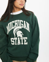 Vintage 90s Michigan State University Sweatshirt <br>XS , The Real Deal , newtown, sydney, australia, thrift store, opshop, preloved, secondhand, sustainable, retro, antique, 70s, 80s, 90s, 2000s, 00s, fashion, clothing, streetwear, trendy, garment, style, boutique, store, shop, archive, sale, cheap, best, top