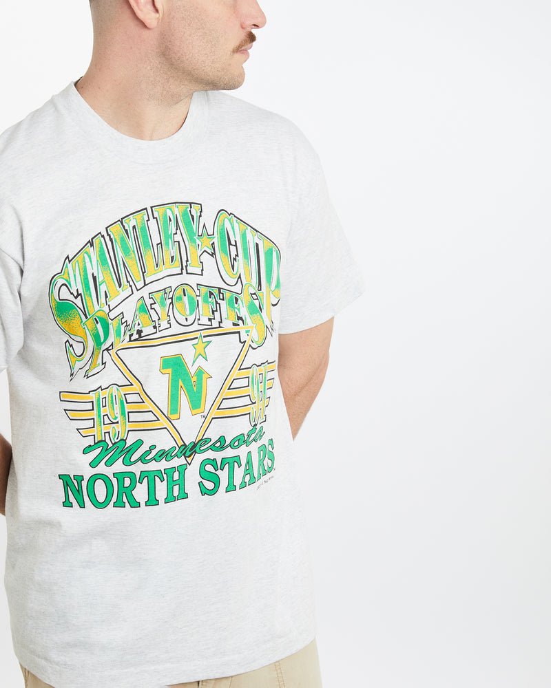 Vintage 1991 NHL Minnesota North Stars Tee <br>L