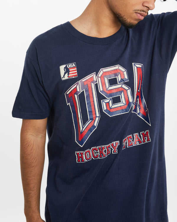 Vintage 80s USA Hockey Team Tee <br>S