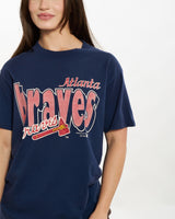 Vintage 1991 MLB Atlanta Braves Tee <br>S , The Real Deal , newtown, sydney, australia, thrift store, opshop, preloved, secondhand, sustainable, retro, antique, 70s, 80s, 90s, 2000s, 00s, fashion, clothing, streetwear, trendy, garment, style, boutique, store, shop, archive, sale, cheap, best, top