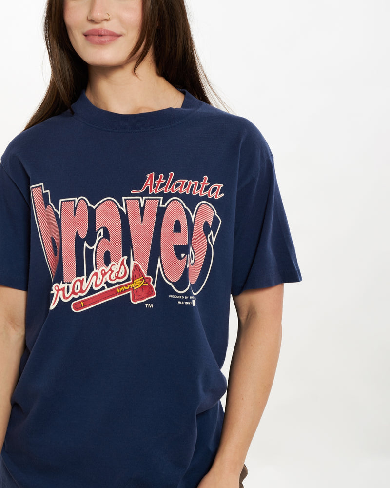 Vintage 1991 MLB Atlanta Braves Tee <br>S