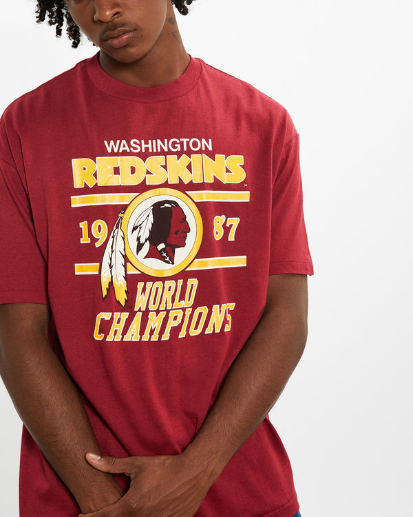 Vintage 1987 NFL Washington Redskins Tee <br>L , The Real Deal , newtown, sydney, australia, thrift store, opshop, preloved, secondhand, sustainable, retro, antique, 70s, 80s, 90s, 2000s, 00s, fashion, clothing, streetwear, trendy, garment, style, boutique, store, shop, archive, sale, cheap, best, top