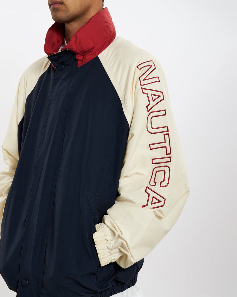 Vintage 90s Nautica Jacket <br>XL , The Real Deal , newtown, sydney, australia, thrift store, opshop, preloved, secondhand, sustainable, retro, antique, 70s, 80s, 90s, 2000s, 00s, fashion, clothing, streetwear, trendy, garment, style, boutique, store, shop, archive, sale, cheap, best, top