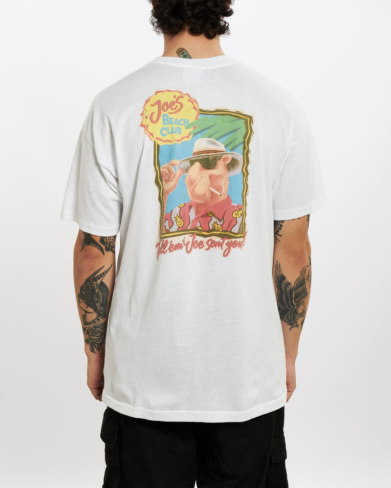 Vintage 1993 Camel Cigarettes 'Joe's Beach Club' Tee <br>L