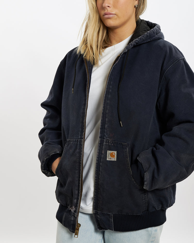 Vintage 90s Carhartt Hooded Chore Jacket <br>M