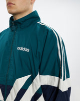 Vintage 90s Adidas Track Jacket <br>L , The Real Deal , newtown, sydney, australia, thrift store, opshop, preloved, secondhand, sustainable, retro, antique, 70s, 80s, 90s, 2000s, 00s, fashion, clothing, streetwear, trendy, garment, style, boutique, store, shop, archive, sale, cheap, best, top