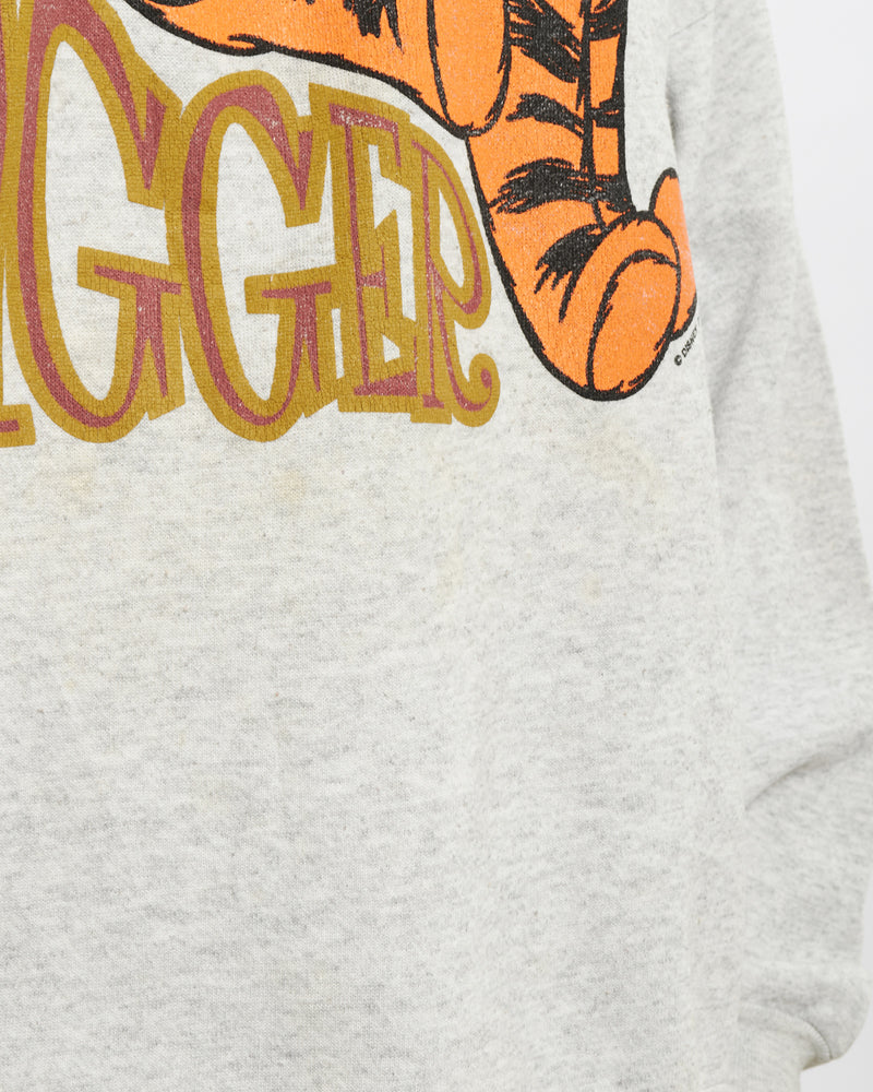 Vintage 90s Tigger Sweatshirt <br>M , The Real Deal , newtown, sydney, australia, thrift store, opshop, preloved, secondhand, sustainable, retro, antique, 70s, 80s, 90s, 2000s, 00s, fashion, clothing, streetwear, trendy, garment, style, boutique, store, shop, archive, sale, cheap, best, top