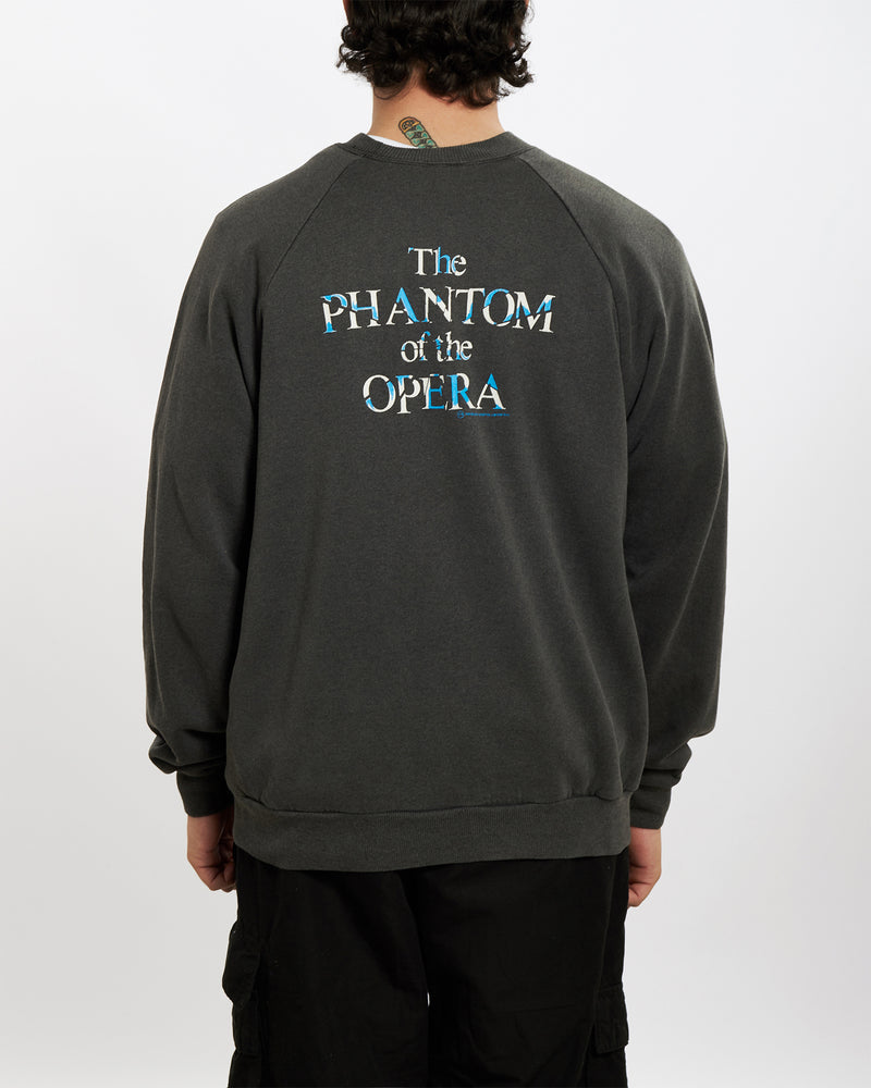 Vintage 90s Phantom of the Opera Sweatshirt <br>L , The Real Deal , newtown, sydney, australia, thrift store, opshop, preloved, secondhand, sustainable, retro, antique, 70s, 80s, 90s, 2000s, 00s, fashion, clothing, streetwear, trendy, garment, style, boutique, store, shop, archive, sale, cheap, best, top