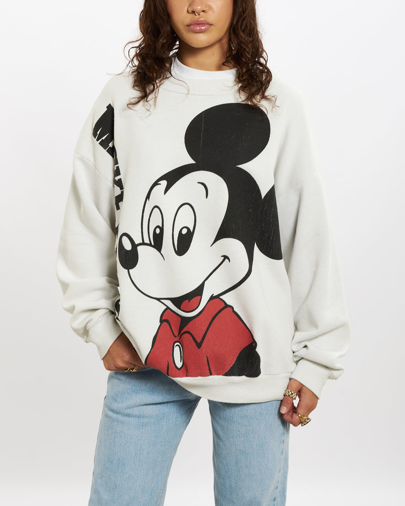 Vintage 90s Mickey Mouse Sweatshirt <br>S