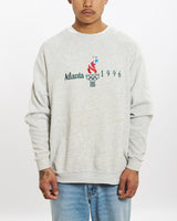 Vintage 1996 Atalnta Olympics Embroidered Sweatshirt <br>XL , The Real Deal , newtown, sydney, australia, thrift store, opshop, preloved, secondhand, sustainable, retro, antique, 70s, 80s, 90s, 2000s, 00s, fashion, clothing, streetwear, trendy, garment, style, boutique, store, shop, archive, sale, cheap, best, top