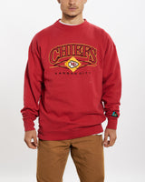 Vintage 90s Kansas City Chiefs Embroidered Sweatshirt <br>L , The Real Deal , newtown, sydney, australia, thrift store, opshop, preloved, secondhand, sustainable, retro, antique, 70s, 80s, 90s, 2000s, 00s, fashion, clothing, streetwear, trendy, garment, style, boutique, store, shop, archive, sale, cheap, best, top