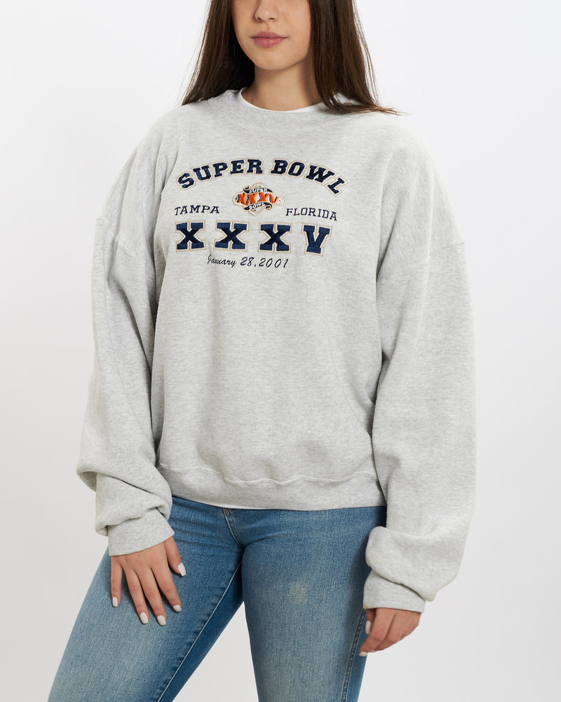 Vintage Tampa Florida Superbowl Sweatshirt <br>M , The Real Deal , newtown, sydney, australia, thrift store, opshop, preloved, secondhand, sustainable, retro, antique, 70s, 80s, 90s, 2000s, 00s, fashion, clothing, streetwear, trendy, garment, style, boutique, store, shop, archive, sale, cheap, best, top