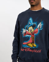 Vintage 90s Mickey Mouse 'Walt Disney World' Sweatshirt <br>L , The Real Deal , newtown, sydney, australia, thrift store, opshop, preloved, secondhand, sustainable, retro, antique, 70s, 80s, 90s, 2000s, 00s, fashion, clothing, streetwear, trendy, garment, style, boutique, store, shop, archive, sale, cheap, best, top