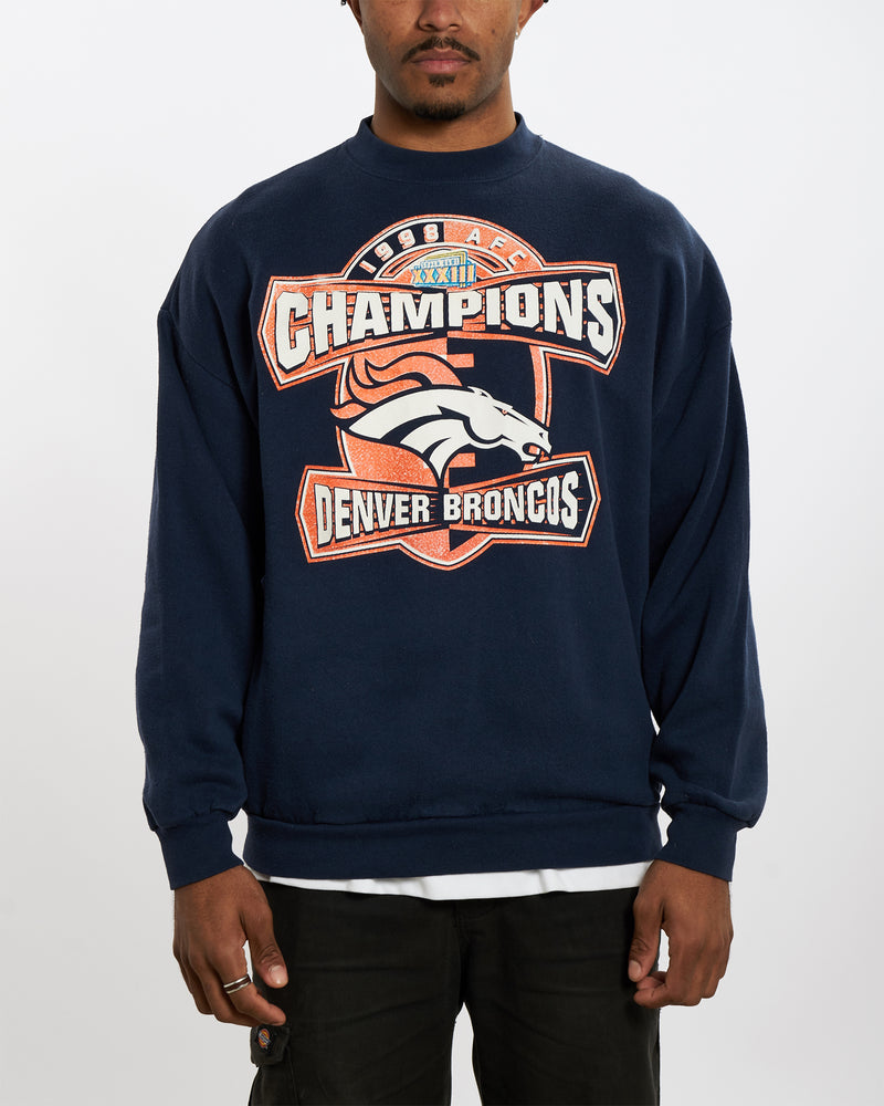 Vintage 1998 Denver Broncos Sweatshirt <br>L , The Real Deal , newtown, sydney, australia, thrift store, opshop, preloved, secondhand, sustainable, retro, antique, 70s, 80s, 90s, 2000s, 00s, fashion, clothing, streetwear, trendy, garment, style, boutique, store, shop, archive, sale, cheap, best, top