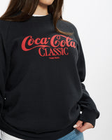 Vintage 90s Coca-Cola Classic Sweatshirt <br>M , The Real Deal , newtown, sydney, australia, thrift store, opshop, preloved, secondhand, sustainable, retro, antique, 70s, 80s, 90s, 2000s, 00s, fashion, clothing, streetwear, trendy, garment, style, boutique, store, shop, archive, sale, cheap, best, top