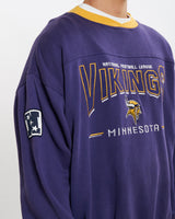 Vintage Minnesota Vikings Embroidered Sweatshirt <br>XL , The Real Deal , newtown, sydney, australia, thrift store, opshop, preloved, secondhand, sustainable, retro, antique, 70s, 80s, 90s, 2000s, 00s, fashion, clothing, streetwear, trendy, garment, style, boutique, store, shop, archive, sale, cheap, best, top